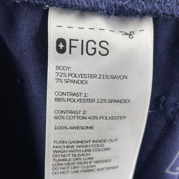 Figs Zamora Jogger Scrub Medical Size S Navy Blue Pants - Picture 8 of 10